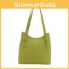 Solid Simple Color Gold Letter Printed Women Casual Tote Bag For Use Daily