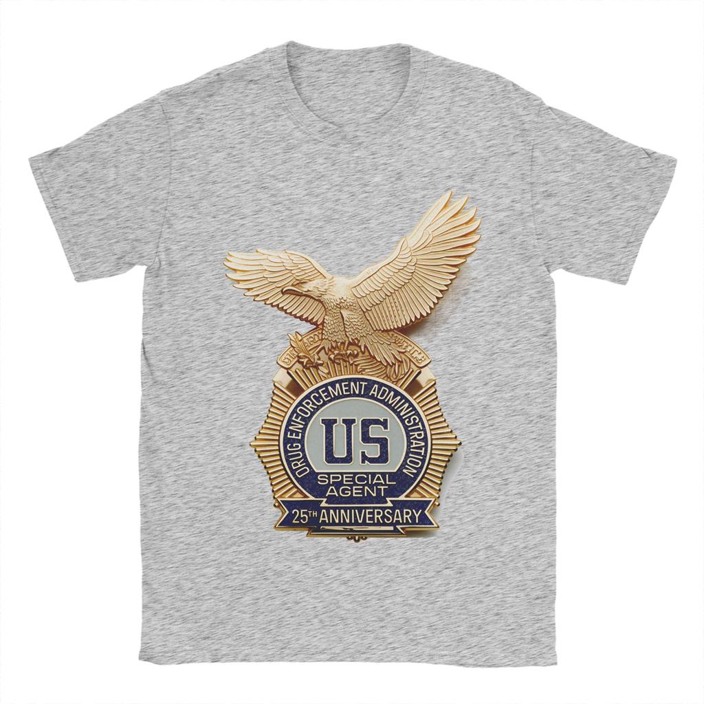 DEA US Federal Interdiction Agency Cotton TShirt For Mens Summer  Streetwear T Shirts ONeck Harajuku Tees Oversized Clothes