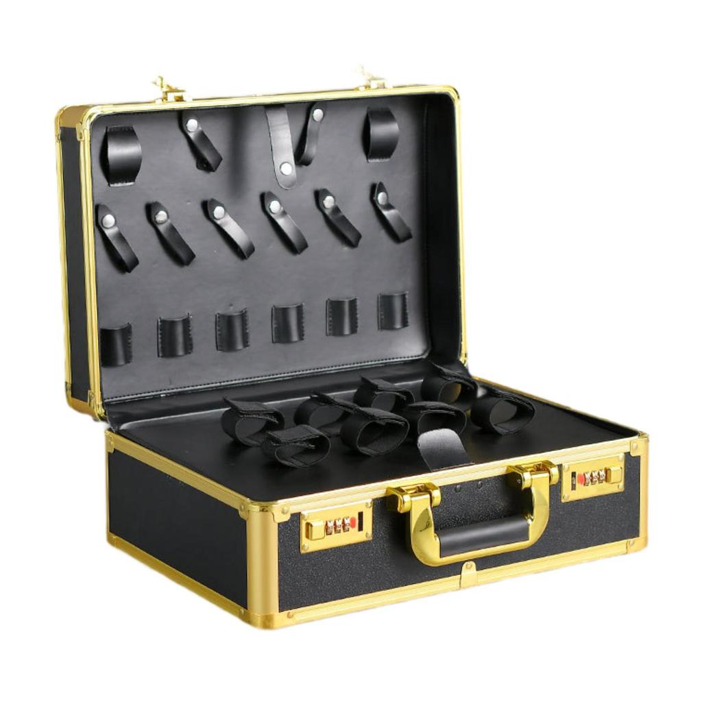 Hairdressing Tools Barber Supplies Case with Handle Convenient Hairdresser Carry Case Hairdresser Suitcase Travel Code Case
