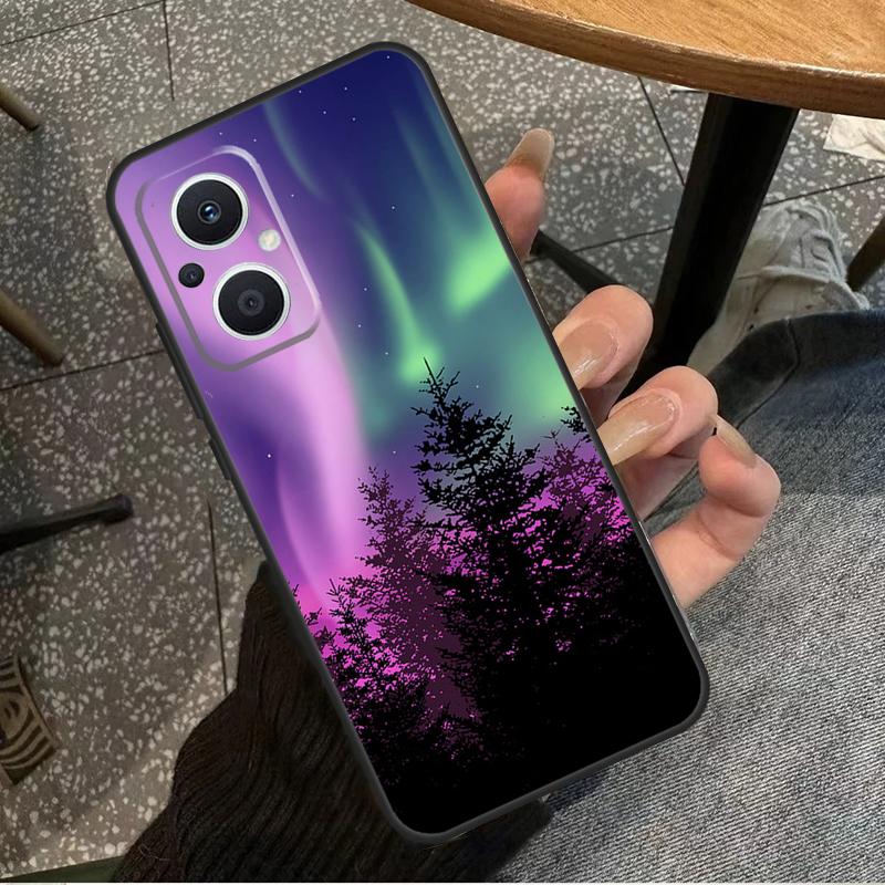 Northern Lights For OPPO Reno 7 8 Lite 8T 14F 13F 11F 12F 10 11 12 13 14 Pro OPPO Find X9 X8 X5 X6 Pro Case