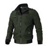 Spring and Autumn Men's Jacket Stand-Up Collar Youth Casual Men's Jacket Washed Cotton Top