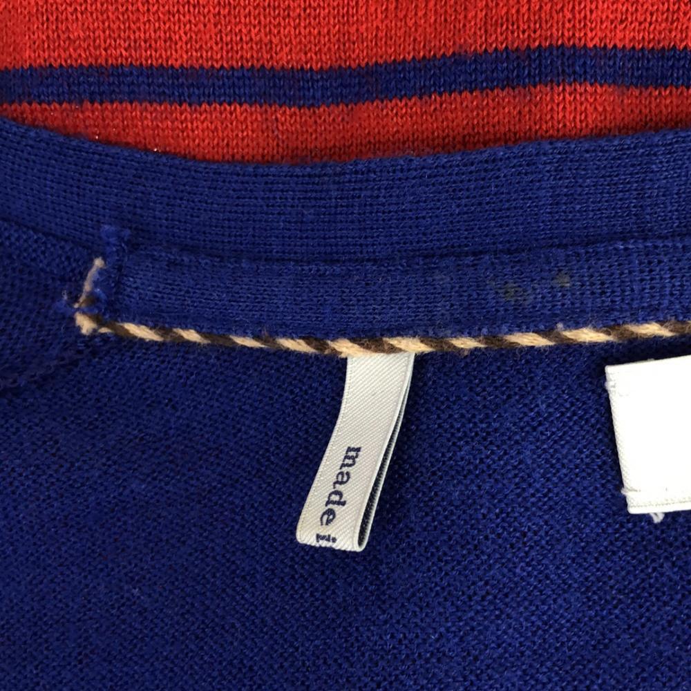 nonnative made in Japan Border Pattern Long sleeve knit cardigan sweater Men's Used