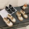 Fashion Hot Selling 2025 Thick Bottom Mary Jane Shoes Women Autumn New Pumps Fashion Pearl Retro Thick High Heel Loafers Women's Shoes