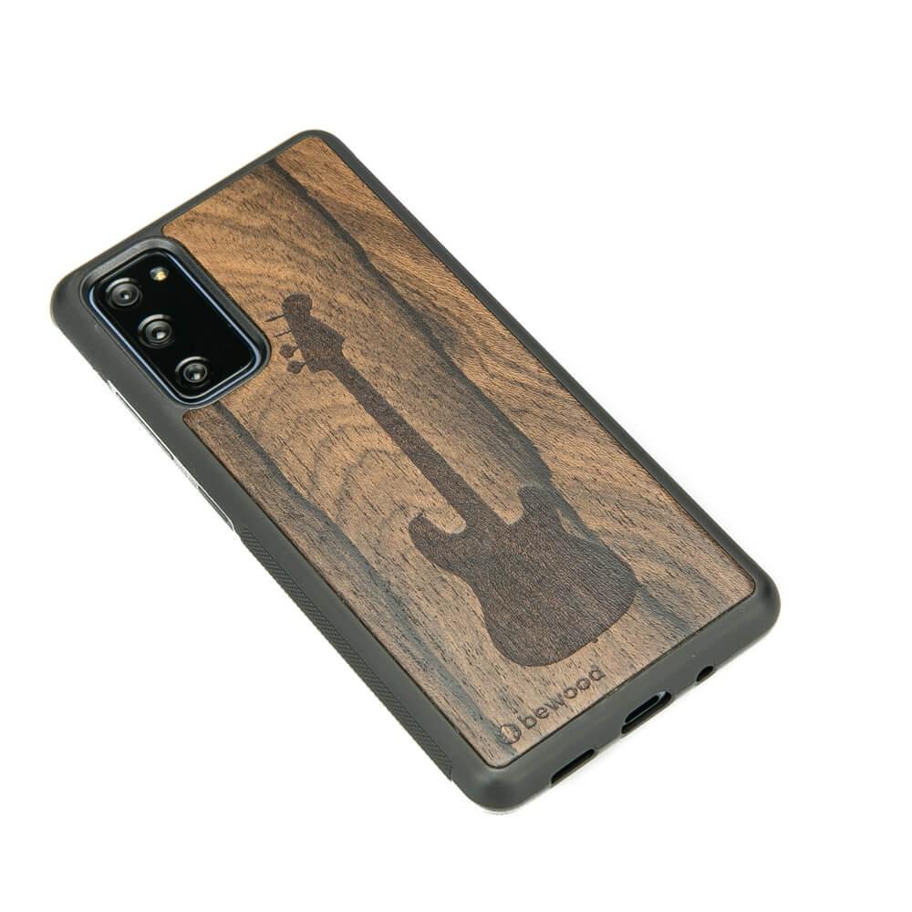 Wooden Case for Samsung Galaxy S20 FE guitar ziricote