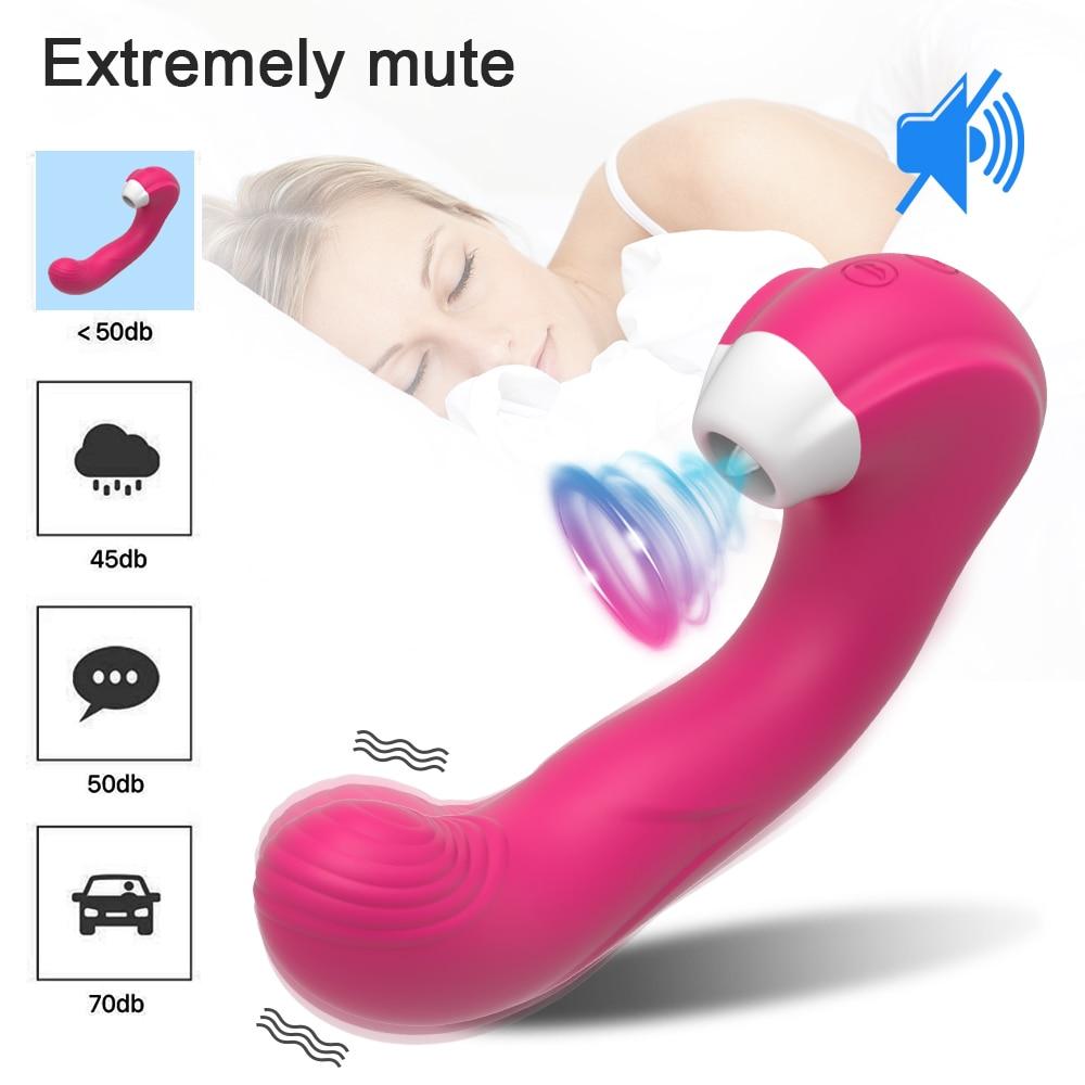 3 In 1 Clitoral Vagina Sucking Licking Vibrator for Woman G Spot Vibrating Clitoris Stimulator Sex Toys for Women