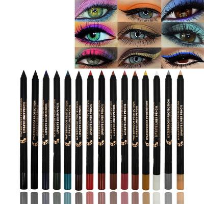Nowa moda kolorowy Eyeliner Pen konturówka do ust leżący jedwabnik wyróżnienia wodoodporny ołówek do cieni do powiek perłowy kosmetyk