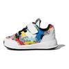 adidas Star Wars El I Klettverschluss Casual Low Top Walker Schuhe Babyschuhe Weiß Gelb BY3024