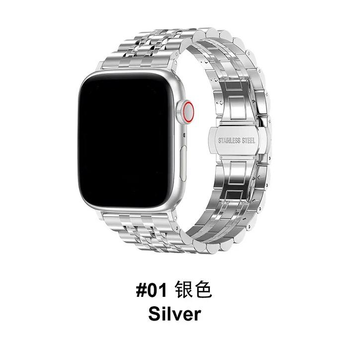 Hot Selling Watch Accessories Stainless Steel Chain Band Replacement Smart Watch Band for Apple Watch Series 8/9/10/11/Ultra/SE