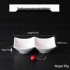 Qianxing A8 White Melamine Double-Compartment Sauce Dishes (10-Pack)