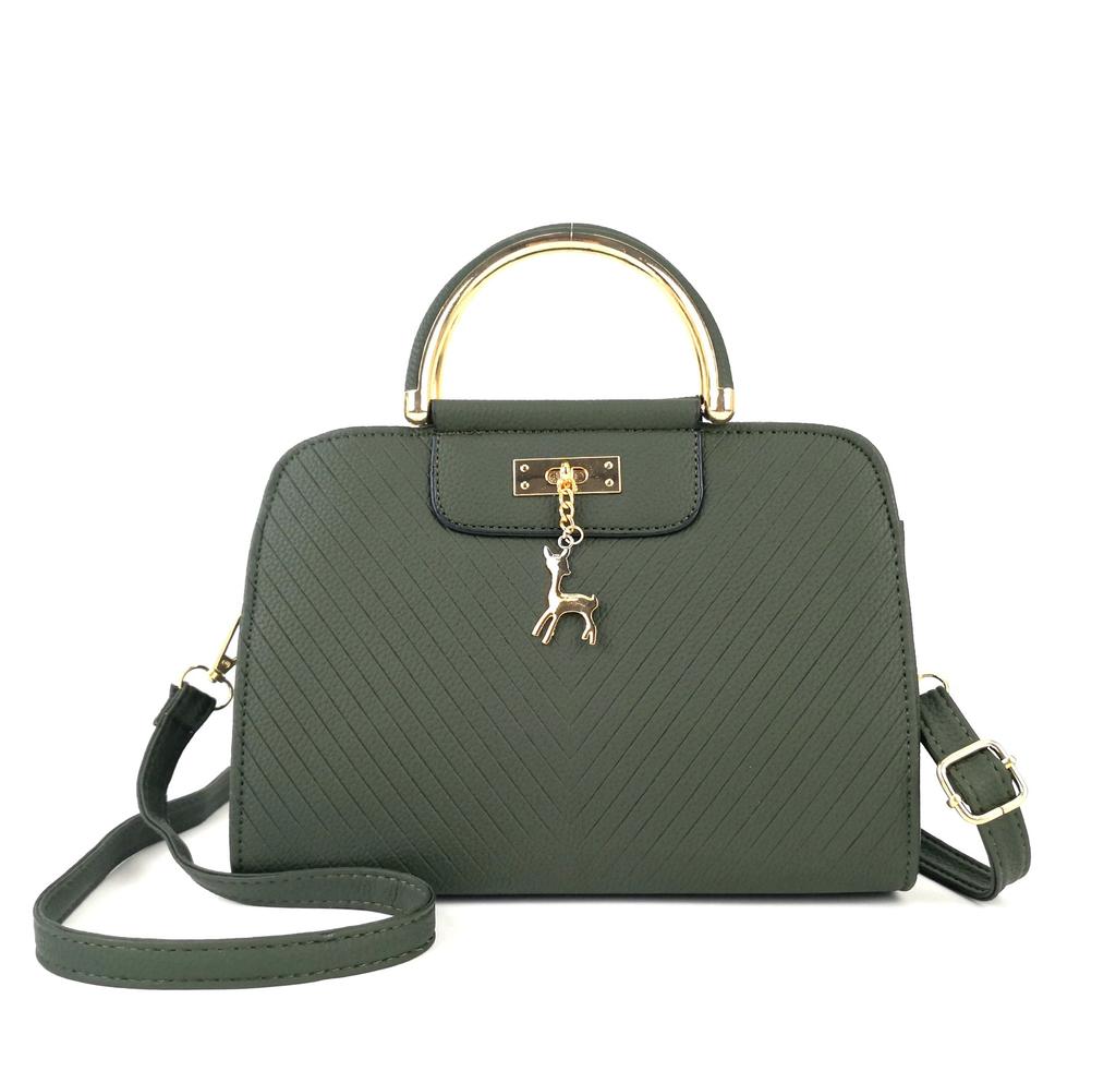 Women's bag, fashionable embossed handbag, simple deer bridal bag, single shoulder crossbody bag, hair replacement