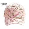Natürlich inspirierte lässige Hut Baseballkappe für Damen, Stickerei Blumen Vogel Muster Hut, Kolibri Verstellbare Passform Gartenarbeit Sonne Frühling Sommer Draußen