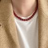 OUI SAY YES! 8mm Gemstone Necklace_NC292
