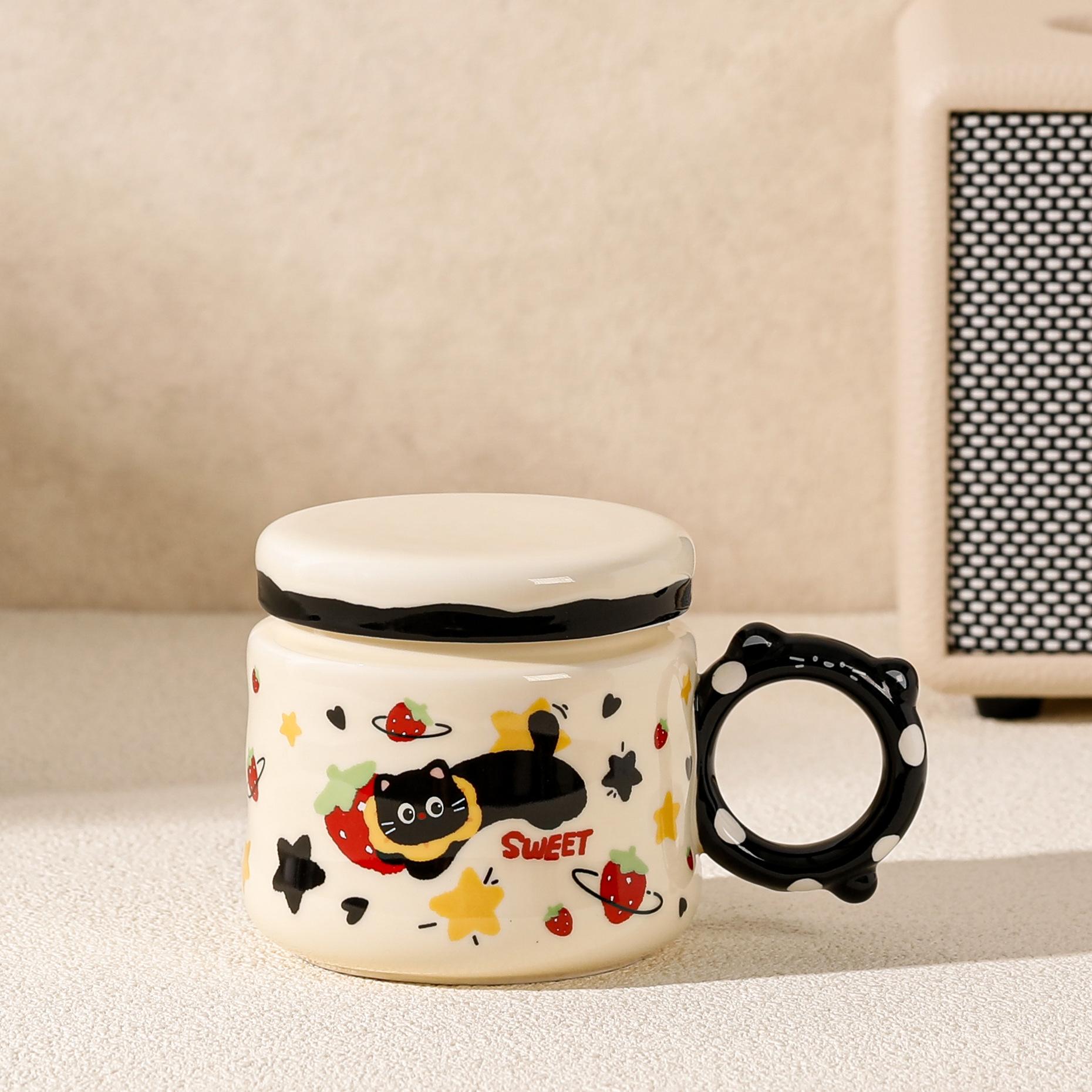 

Girls birthday gifts for friends, girlfriends, classmates, practical small gifts for girls, ceramic water cups, household mugs ≈400ml