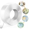 Double-Sided Adhesive Tape - AIMOONSA - 3M X 3CM X 2MM - Extra Strong - Transparent - Washable Reusable
