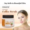 Gommage Exfoliant au Café Purleys pour le Visage et le Corps | Blanchiment, Éclaircissement & Nettoyage en Profondeur de la Peau | Élimination Naturelle des Cellules Mortes | Élimination du Bronzage & Lissage