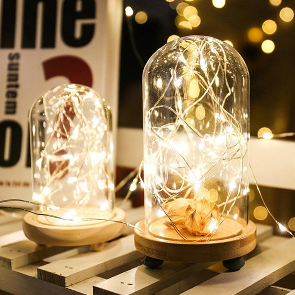2PCS Bottle Cork Lights LED Bottle String Lights USB Rechargeable Mini Fairy String Lights