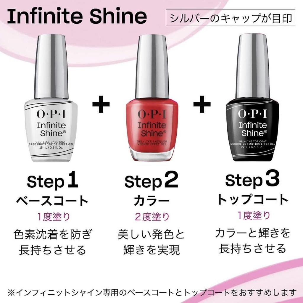 OPI Infinite Shine Quick-Drying Nail Polish, Long-Lasting, Gel-Like Shine, Blue, Glitter, 15ml (ISL148)