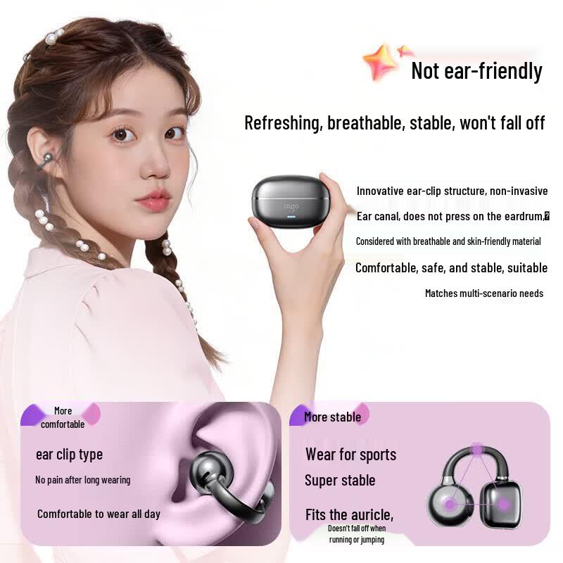 Aigo CQ16 Open-Ear Clip Wireless Sports Earbuds