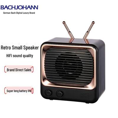 Bach Johann DW02 Retro TV Bluetooth Speaker CN Plug (adapter Included)