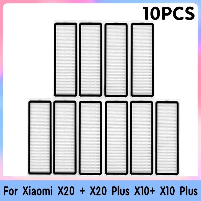 For Xiaomi Robot Vacuum X10+ X20+ Cleaner Accessories Roller Main Side Brush Hepa Filter Dust Bag Mop