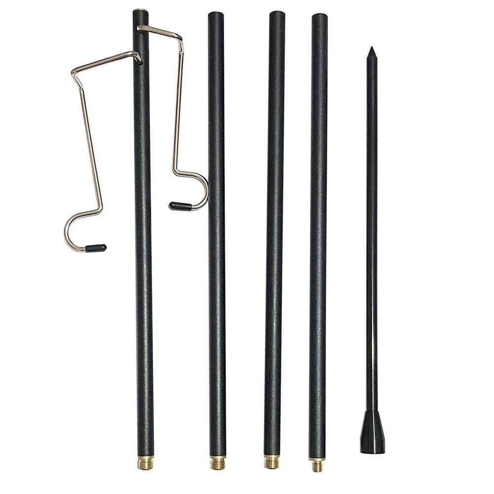 1 Set Outdoor Lamp Post Lightweight Collapsible Lantern Stand Hanging Light Holder Stick with Storage Bag for Outdoor Activities