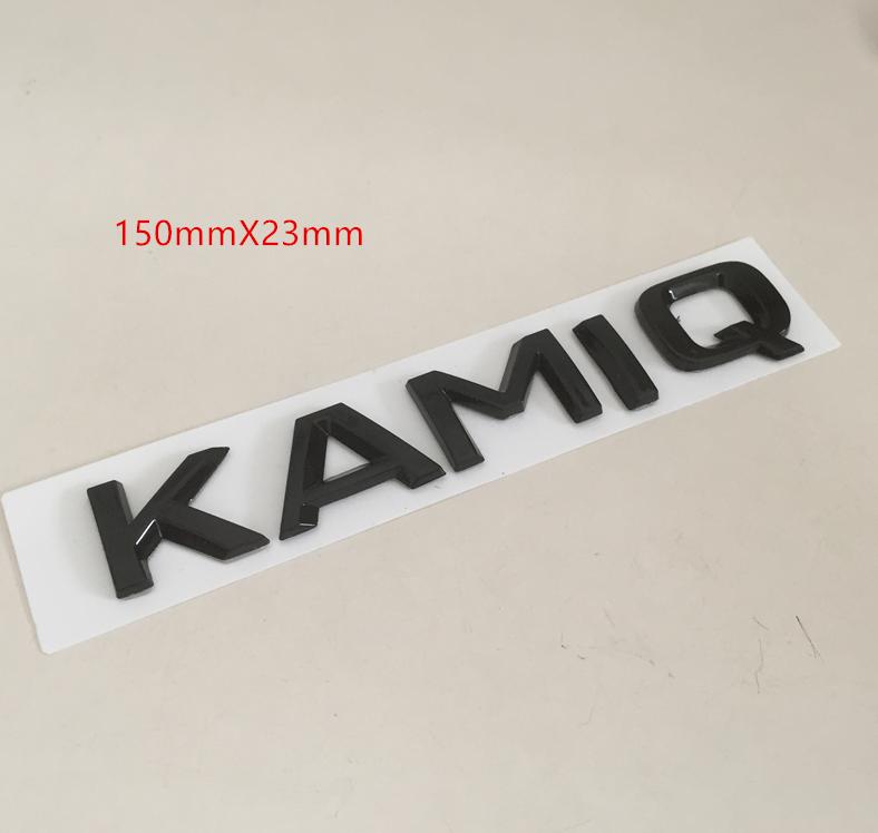 1pc 3D ABS for Octavia Superb RAPID FABIA KAMIQ KODIAQ YETI Car Emblem Letter Badge Rear Tail Trunk Sticker Decal for SKODA