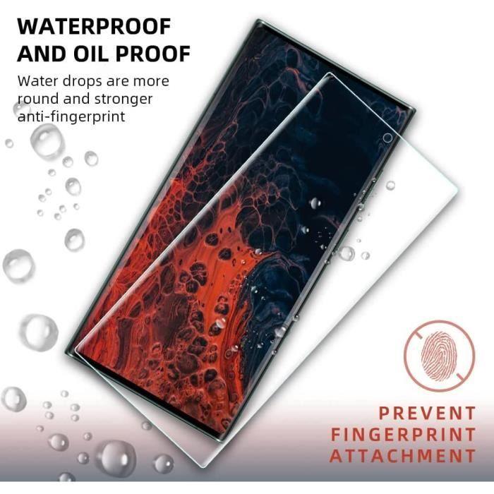 Film de Protection Vitre 3D pour Samsung S22 Ultra - PROSHOP - Pack 3 - Résistance 9H - Transparent
