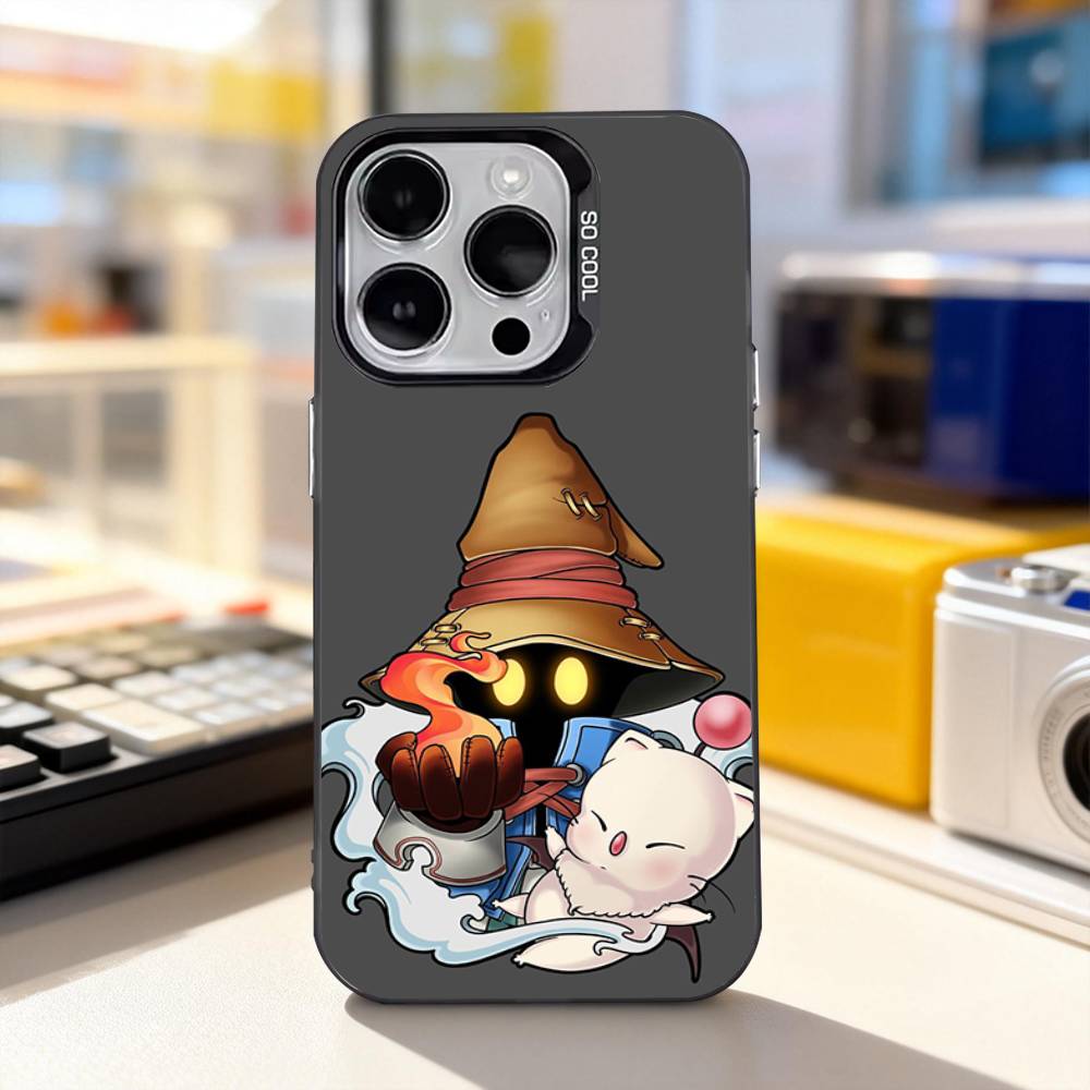 F-Finals-Fantasy Vivi For iPhone 11,12,13,14,15,16,17,Pro,Max,Plus,E,Air,Mini Phone Case IMD Matte Black