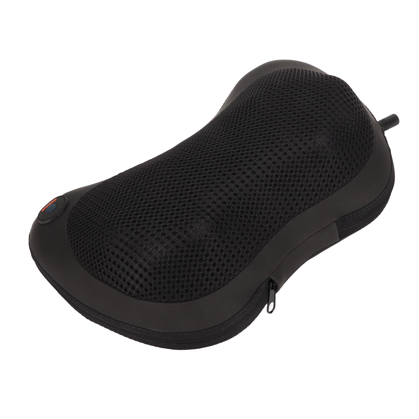 

Подушка для массажа спины и шеи Шиацу, 3D-разминание глубоких тканей, уменьшение боли, подогрев массажной подушки для автомобиля EU Plug