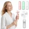 3 IN 1 Handheld Mini Fan USB Rechargeable 1500 MAh Folding Flashlight Fan 3 Gears Lightweight Pocket Silent Fan Summer Outdoor