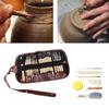30Pcs Sculpting Tool Pottery Clay Double Ended Wooden Handle Ceramic Carving Set Kit for DIY