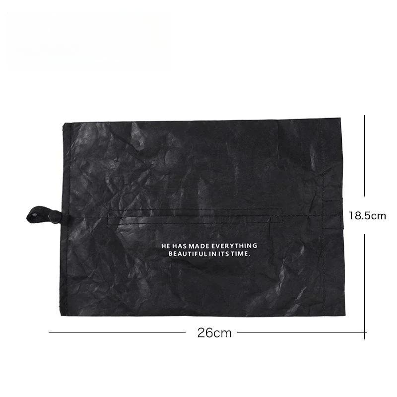 Papiertuch-Set Stoff Taschentuchbox Tasche Staubdicht Wasserdicht Tragbar für Auto Zuhause Büro Innenraum Taschentuchbox Abnehmbares Taschentuch