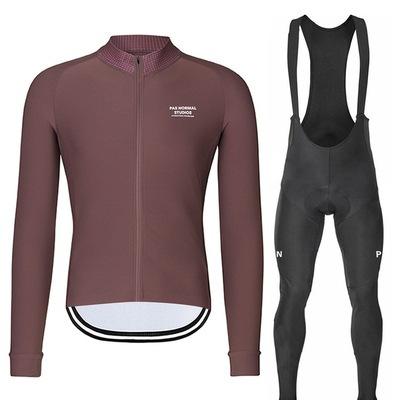 Autumn and Winter Long-sleeved Cycling Shirt Mountain Road Cycling Suit Strap Set 2026 Autumn Breathable Cycling Suit Set