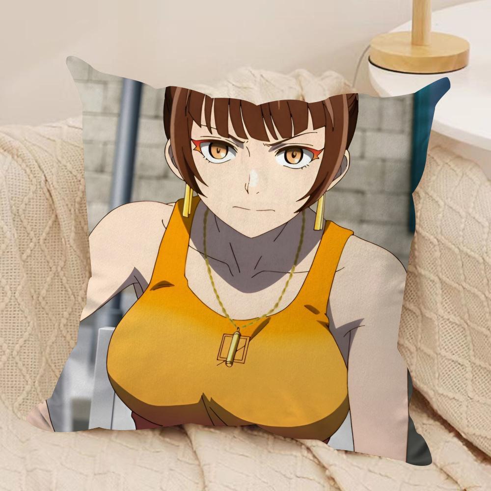Cartoon TTower of God Cushion Cover Soft Plush Fabric DoubleSided Printed Sofa Cushion Cover for All Seasons Home Decor Gift