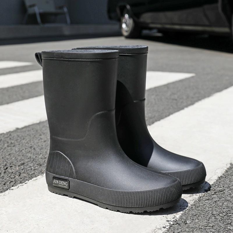 Damen Modische Outdoor Anti-Rutsch Wasserdichte Zwischensohle Regenschuhe