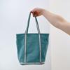 Canvas Large Capacity Tote Bags Contrasting Retro Color One Shoulder Messenger Bag