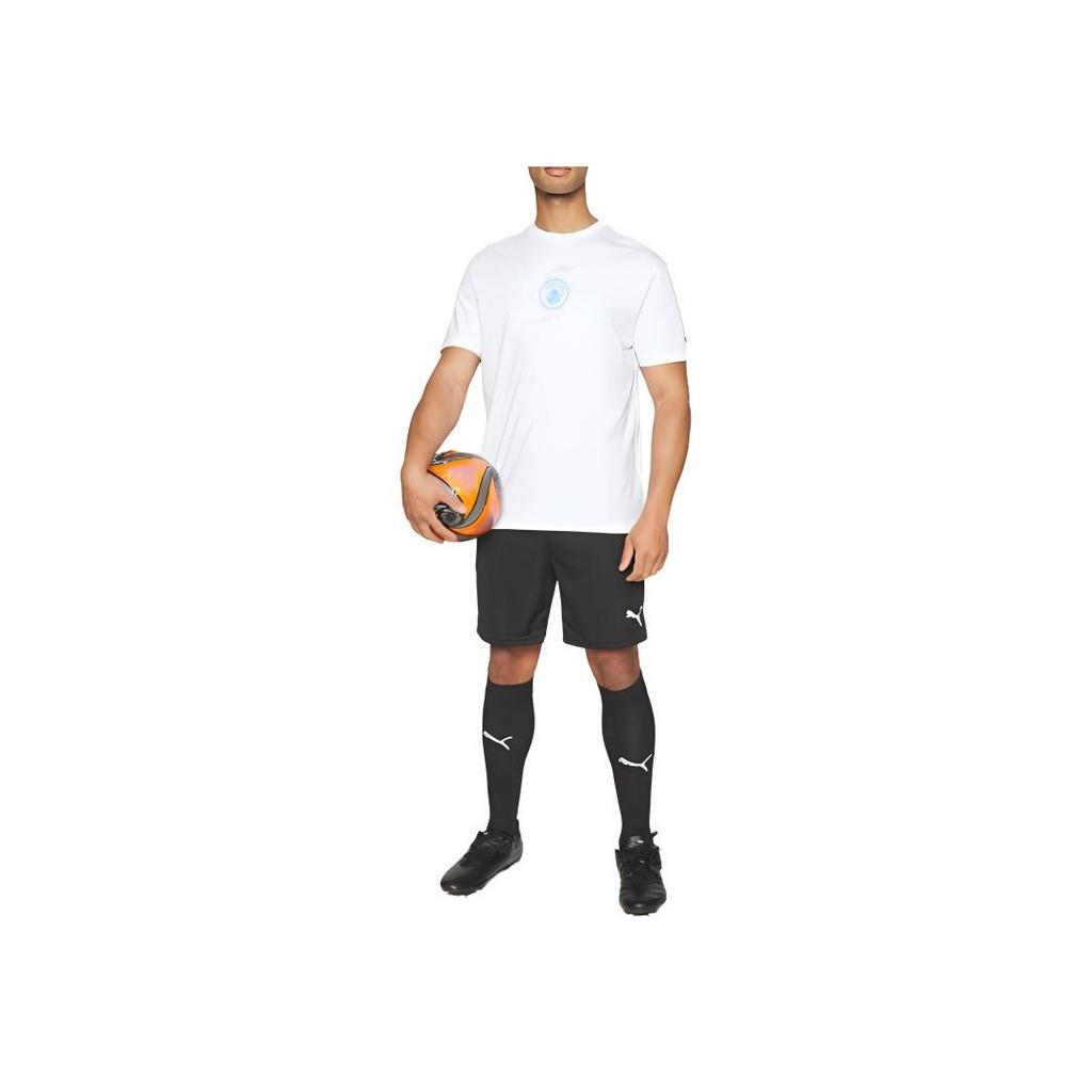 Puma Manchester City Year Of The Rabbit Letter Print Short Sleeve T-Shirt Men Tops White 772349-24