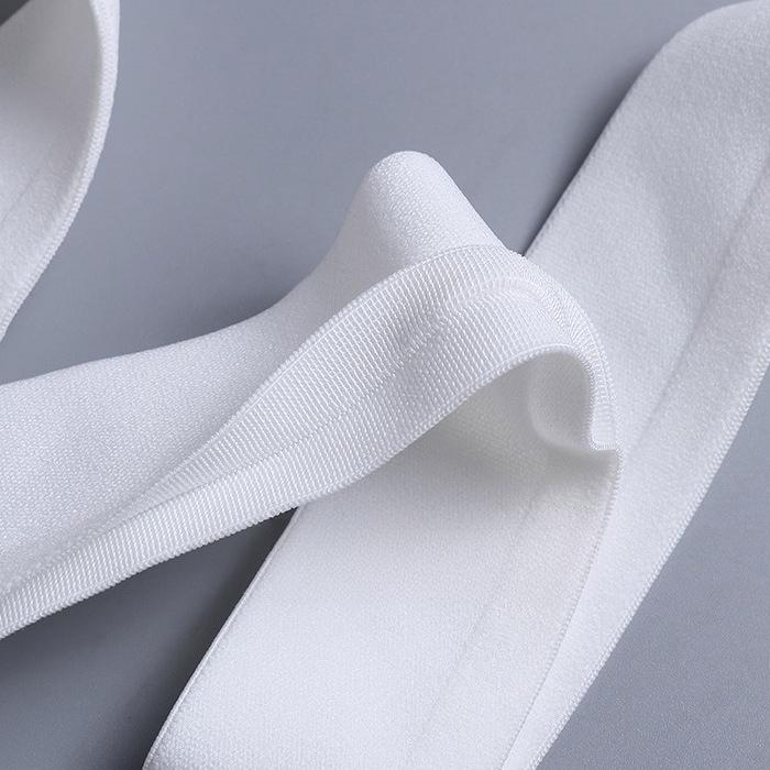25/30/40/50mm Nylon Elastic Bands Y-shaped Open Edge Exposed Waistband Stretch Webbing Pants Dress DIY Sewing Accessories