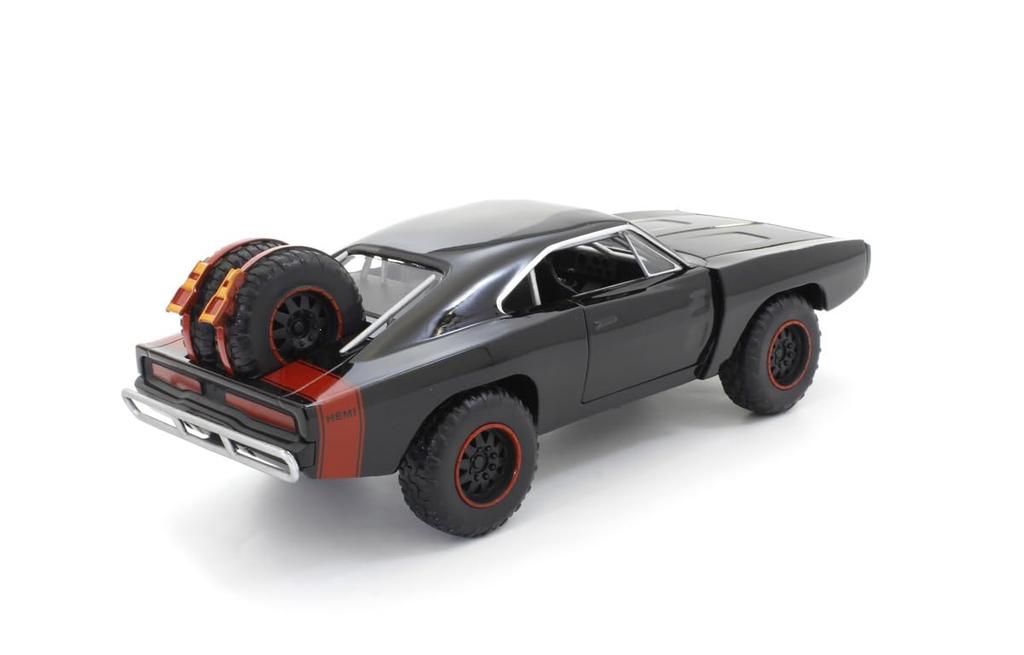 Kyosho Jada Toys Fast Furious Series Scale Dodge Charger Black Finished Model JADA97038 & 1/24 F&F R/T Off-Road (Dominic)