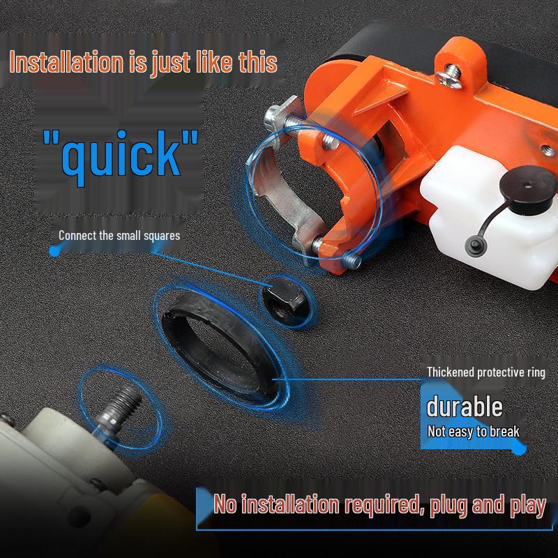 Compact Multi-Functional Electric Chainsaw and Angle Grinder for Woodworking