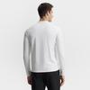Fila Fitness Fashionable Versatile Sports Leisure Knitted Long Sleeve T-Shirt Men Tops Starlight-White A11M511214F-WT