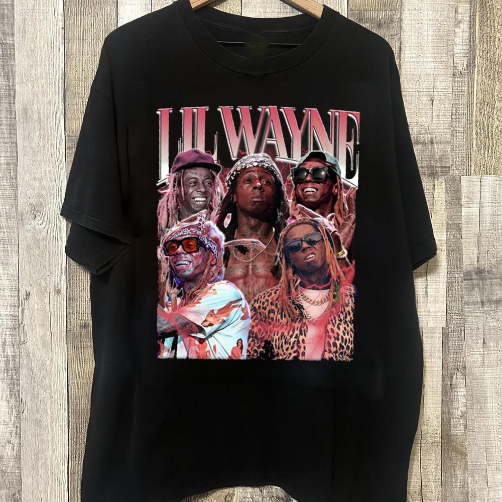 ГОРЯЧАЯ Lil Wayne Черная Хлопковая Все размеры S-5XL Подарок Для Фанов Футболка DM37 Унисекс Футболка XXXXL
