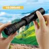 HD Portable Strong Binoculars 10-300x40 Long Range Professional Monocular with Low Night Vision for Hunting Camping Hiking