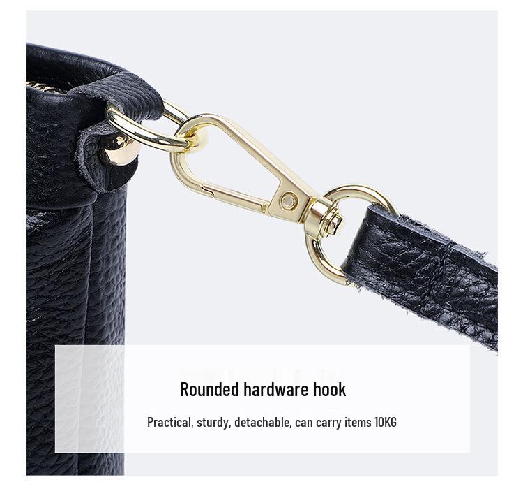 Echte Leder Damen Crossbody Handytasche - Stilvoll, Vielseitig, Große Kapazität, Kleines Quadratisches Design, 2026 Kollektion