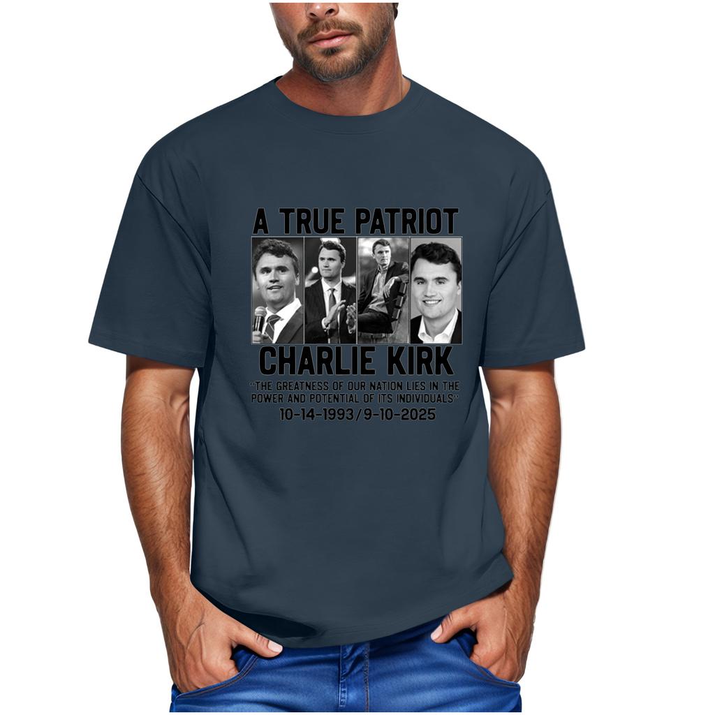 Men'S Fashionable T-Shirt, Street Casual Short Sleeved Clothing