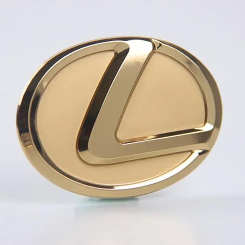 AABFW1 Lexus Car Steering Wheel Emblem Chrome Decal 64mm/77mm IS ES CT LS NX GX GS200t IS250 ES300 LS500 GX470 Interior Styling Emblem