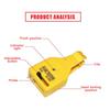 Testeur de fusible automobile universel 12V 24V CC Indicateur LED portable Outil de diagnostic pour voiture Garage Réparation à domicile