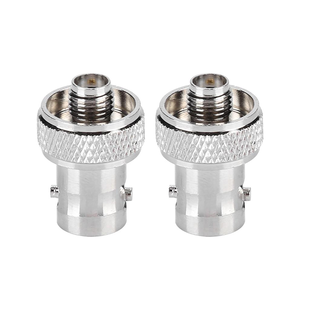 2 Pcs SMA Female To BNC Female Convert Adapter Connector