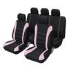 Universal Car and Minivan Seat Cover with Exclusive Waistline Design Fabric Cushion