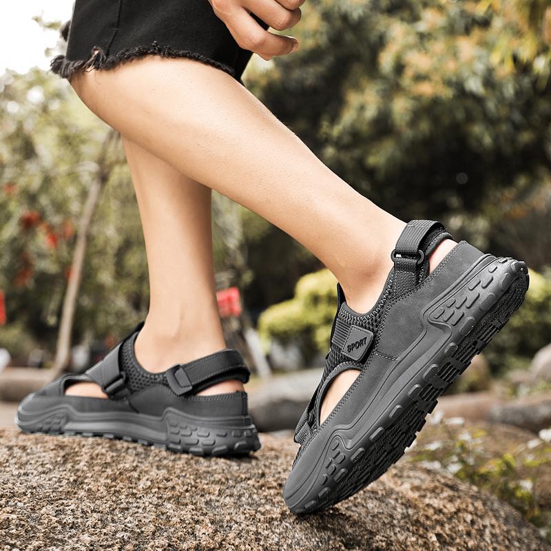 Мужские летние новые мужские сандалии большого размера — фото 13